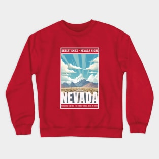 Nevada | Desert Skies Nevada Highs | Beautiful Nevada Crewneck Sweatshirt